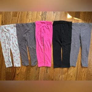 Girls’ Leggings Circo, Cat & Jack, size 4T, lot of 5